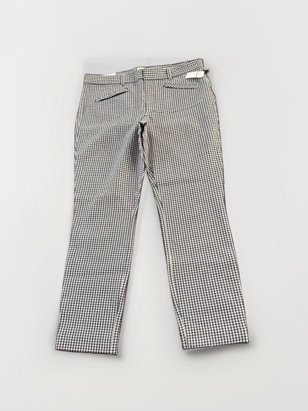 Gap Skinny Ankle checked pants Mid Rise Size 12 New NWT